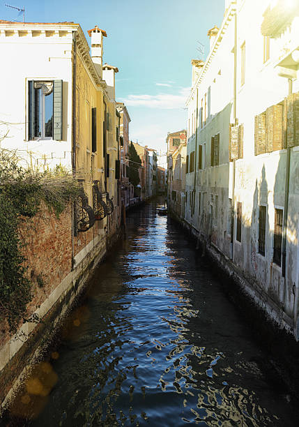 Lovely little side canal in Venice - in the Dorsoduro district.