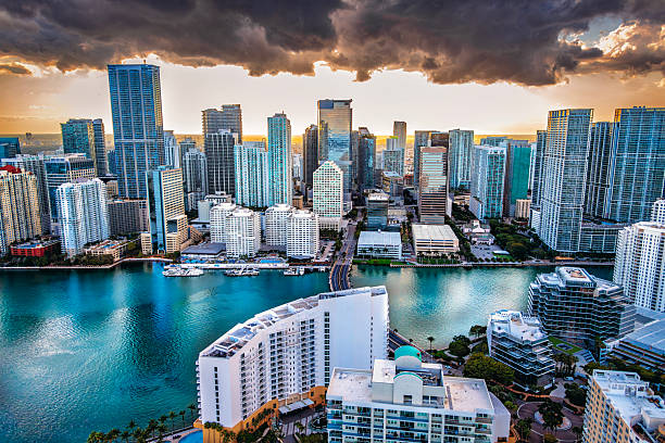 istock Miami Skyline Aerial 2212423973