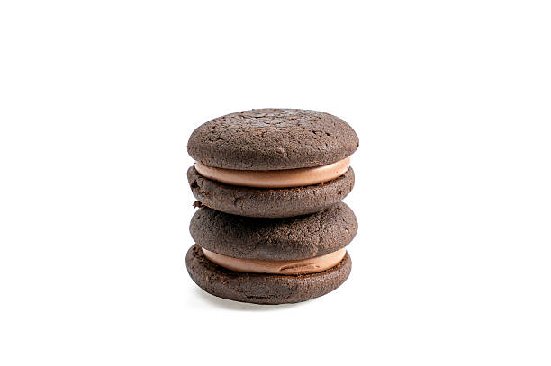 istock A chocolate cookie with a chocolate filling 2212427866
