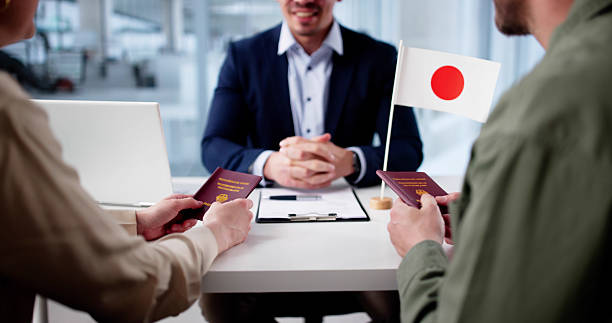 istock Japanese Attorney Approves Visas 2212428972