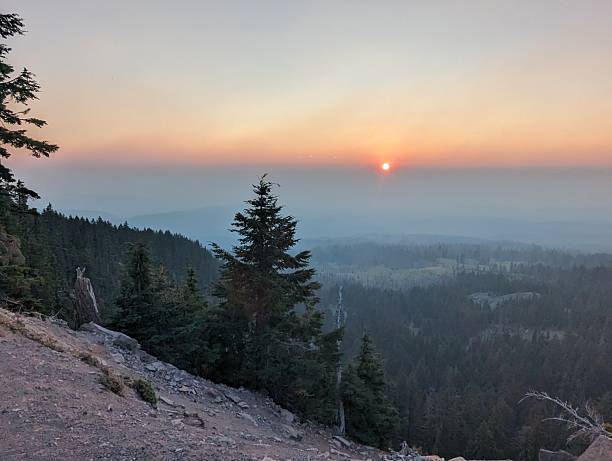 istock Smoky sunset 2212430750