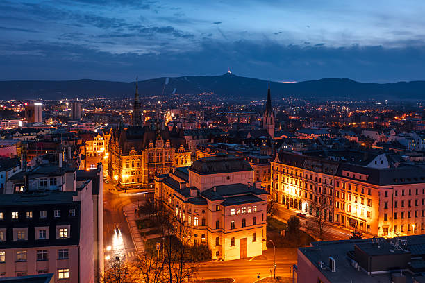 Cityscape of Liberec, Czech Republic