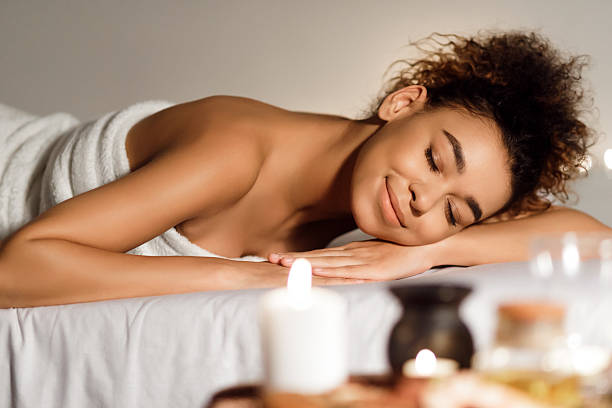 istock Spa Day Relaxation With Candles and Soothing Ambiance in a Tranquil Setting 2212434449