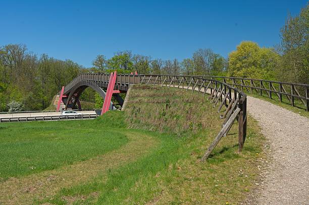istock pedestrian bridge over highway A4 near forester's house Willrode in Thuringia 2212441868