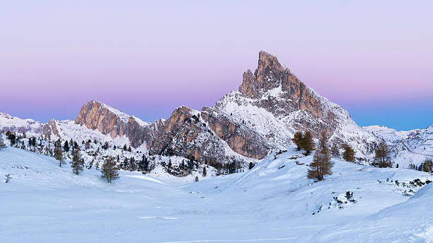 istock Beautiful winter dusk in the mountains 2212447467