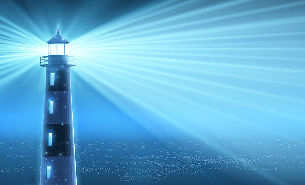istock Lighthouse. Guiding light, beacon of hope, lighthouse guide, safe harbor, steady guidance. 2212448491