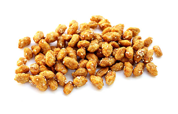 istock Caramelised peanuts with sesame, Candied peanuts 2212459968