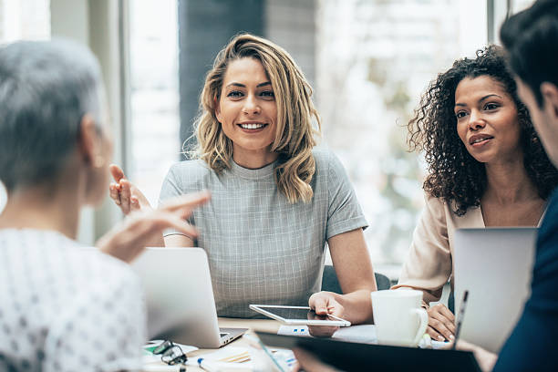 istock Business persons on meeting in the office 2212462044
