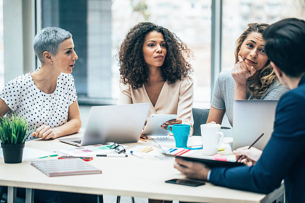 istock Business persons on meeting in the office 2212462045