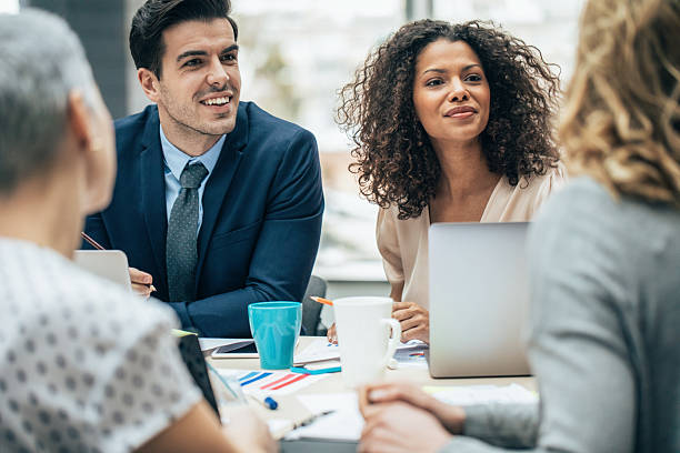 istock Business persons on meeting in the office 2212462048