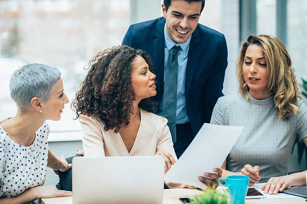 istock Business persons on meeting in the office 2212462049