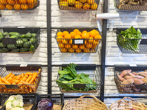 Supermarket stands