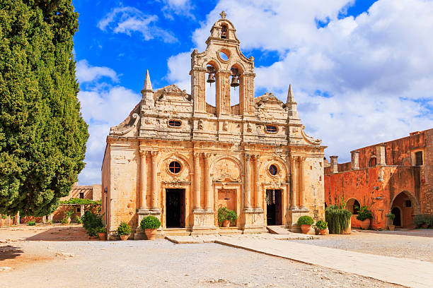 istock Crete island, Greece. The Arkadi Monastery near Rethymno. 2212484237