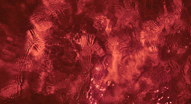 istock dark red sea water, top view, close up 2212495776