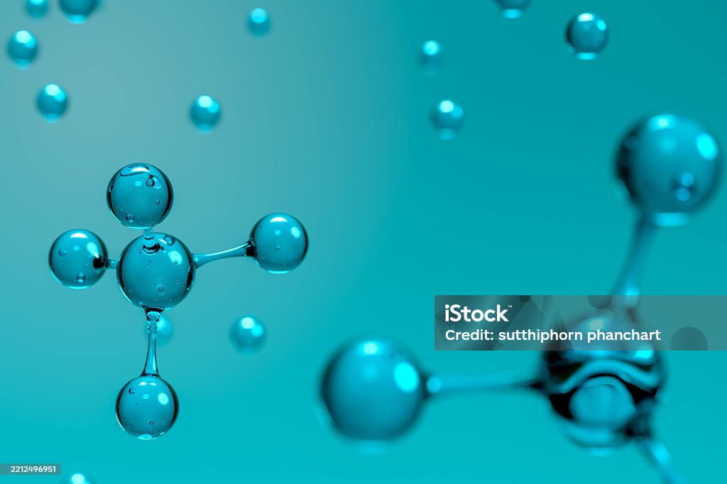 Crystal Clear 3d Molecular Structure Scientific Visualization Design 3d ...