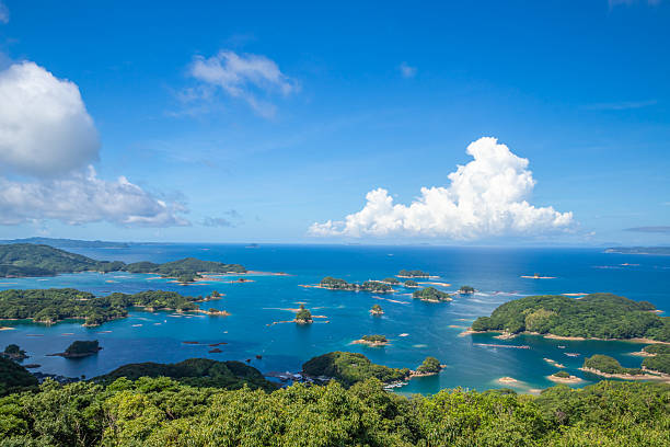 istock Spectacular views from Ishidake Observatory in Nagasaki Prefecture 2212501302