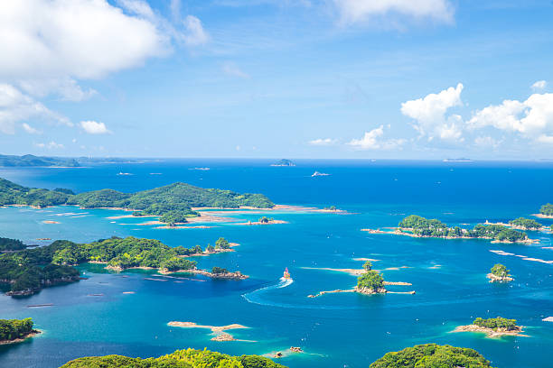 istock Spectacular views from Ishidake Observatory in Nagasaki Prefecture 2212501316