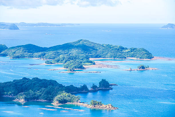 istock Spectacular views from Ishidake Observatory in Nagasaki Prefecture 2212501359