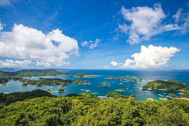 istock Spectacular views from Ishidake Observatory in Nagasaki Prefecture 2212501386