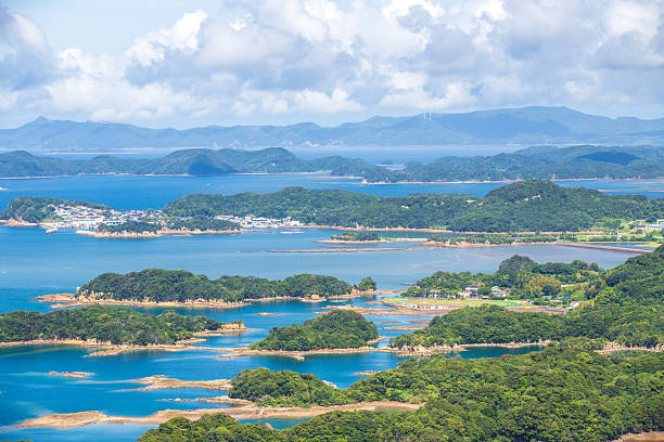 istock Spectacular views from Ishidake Observatory in Nagasaki Prefecture 2212501420