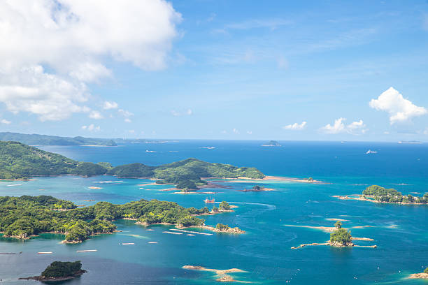 istock Spectacular views from Ishidake Observatory in Nagasaki Prefecture 2212501466