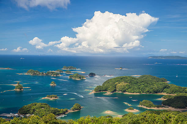istock Spectacular views from Ishidake Observatory in Nagasaki Prefecture 2212501507