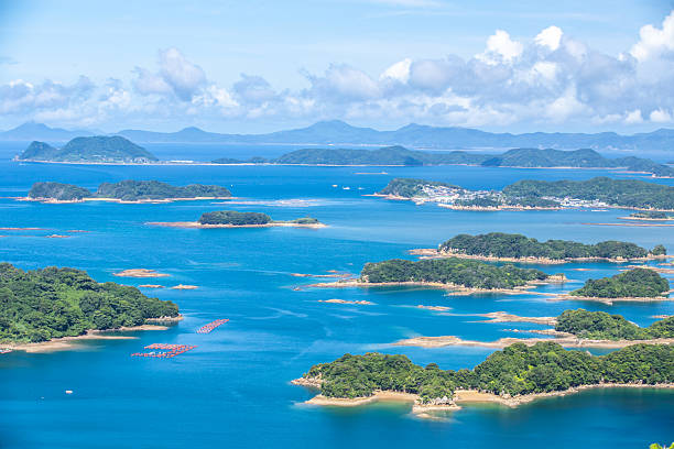 istock Spectacular views from Ishidake Observatory in Nagasaki Prefecture 2212501544