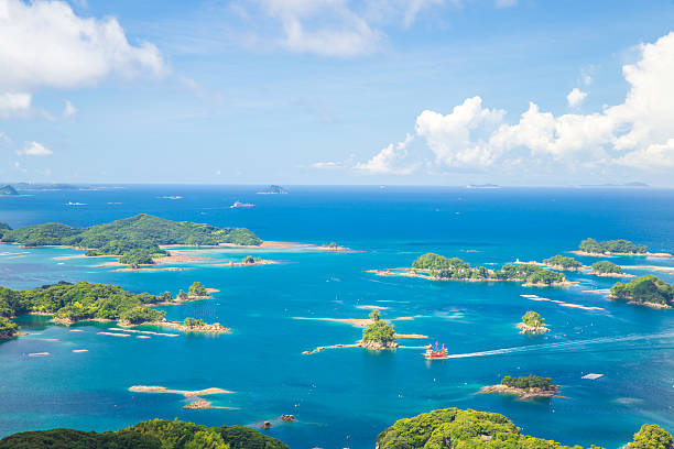 istock Spectacular views from Ishidake Observatory in Nagasaki Prefecture 2212501562