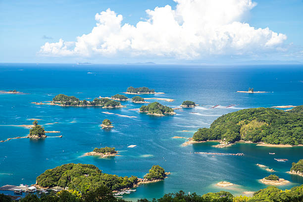 istock Spectacular views from Ishidake Observatory in Nagasaki Prefecture 2212501609