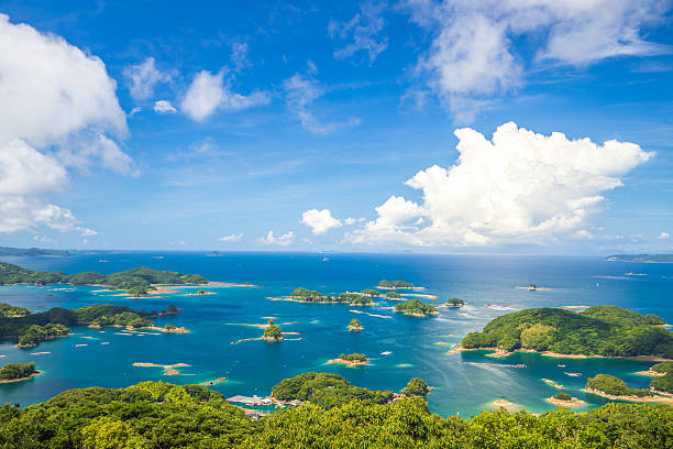 istock Spectacular views from Ishidake Observatory in Nagasaki Prefecture 2212501718