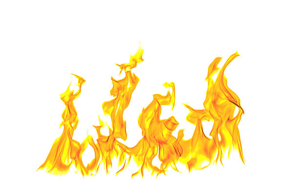 istock Flames abstract isolated, Flame effect texture isolated on the white background, Flaming explosion, art pattern burn of fire blaze 2212501973