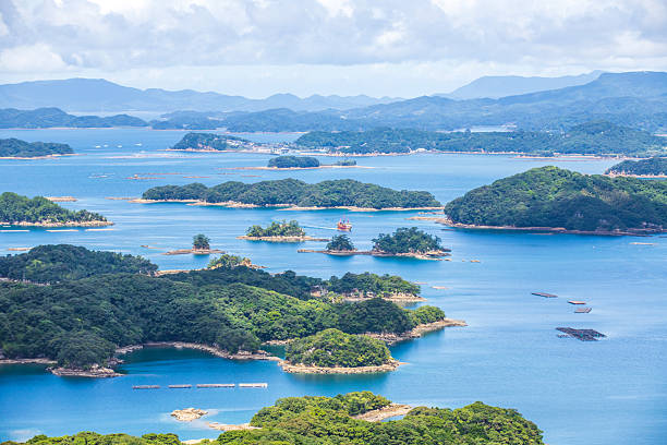istock Spectacular view from Tenkaiho Observatory in Nagasaki Prefecture 2212502333