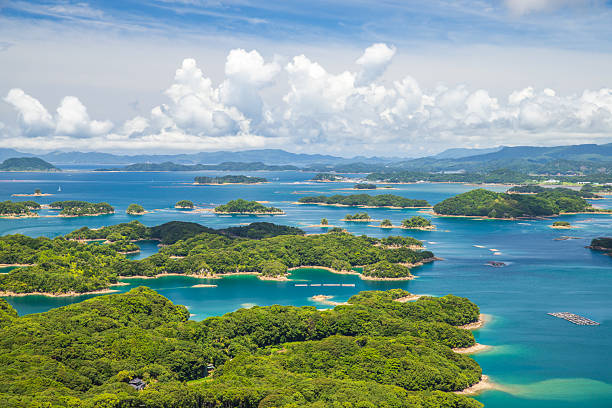 istock Spectacular view from Tenkaiho Observatory in Nagasaki Prefecture 2212503041