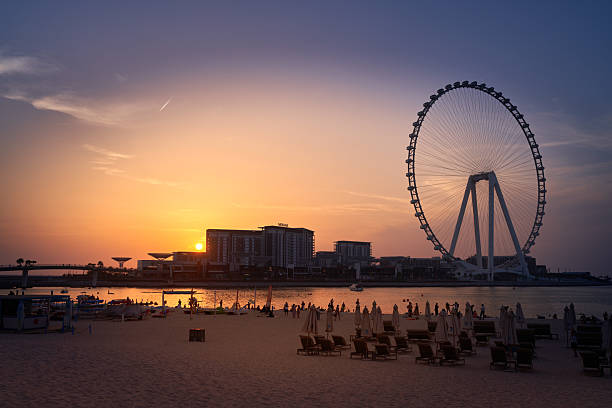 istock architectural landscape of the night Dubai marina 2212510077