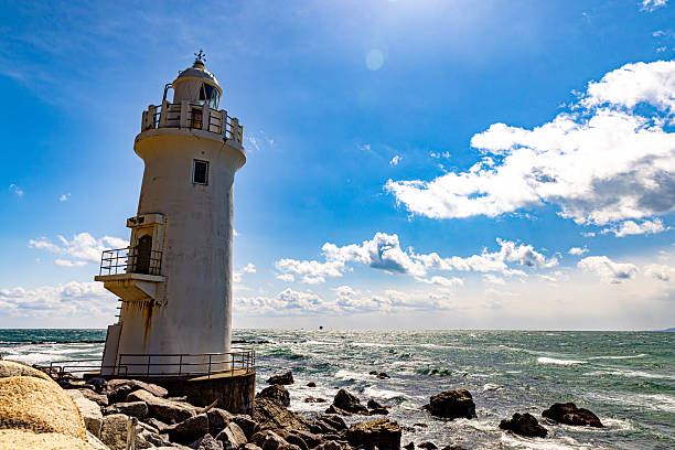 Irago Cape Lighthouse on the coast of Aichi Prefecture