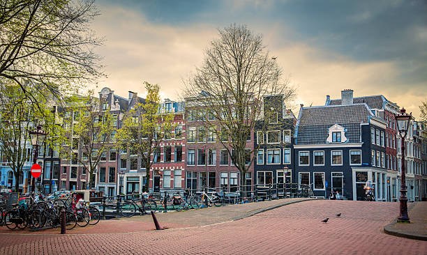 istock Evening streets of Amsterdam 2212519858