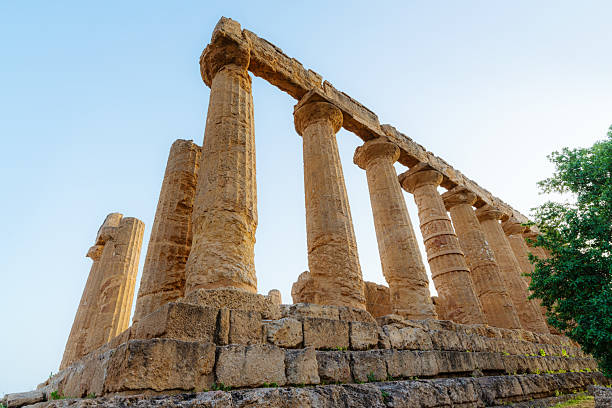 Ruins of the Zeus Temple in Ancient Nemea - Greece