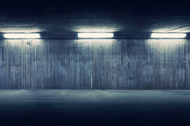 istock Side view of a dimly lit tunnel 2212526361