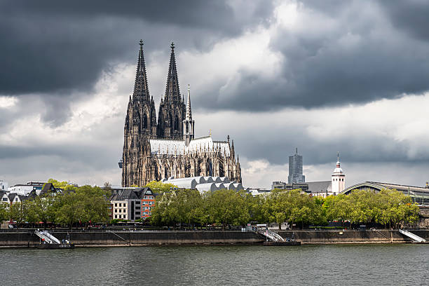 Cologne : view of Saint Peter's Cathedral (High Domkirche St. Peter). Cologne in Germany, April 22, 2025.