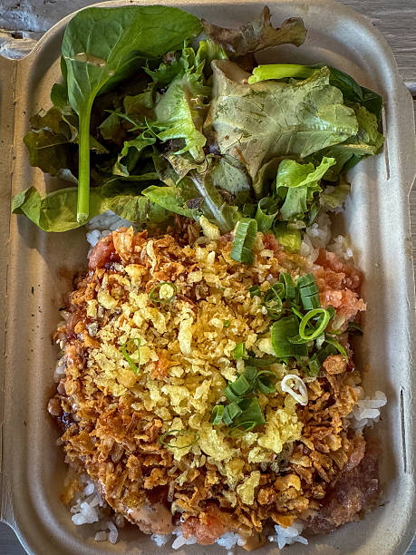 Crispy Spicy Ahi from a food truck
