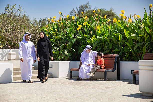 istock Multi Generation Arab Family Enjoying at Park 2212536904