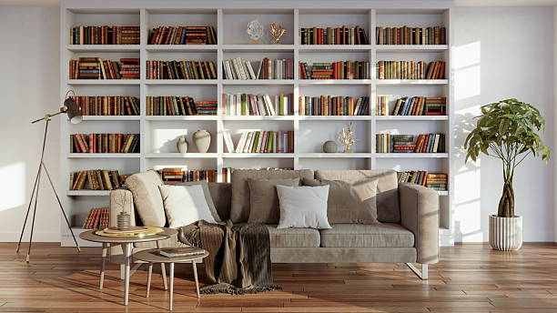 istock Large luxury modern bright interiors Living room mockup illustration 3D rendering image 2212555873