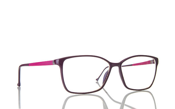 istock Modern eyeglasses close up isolated on white background 2212569854