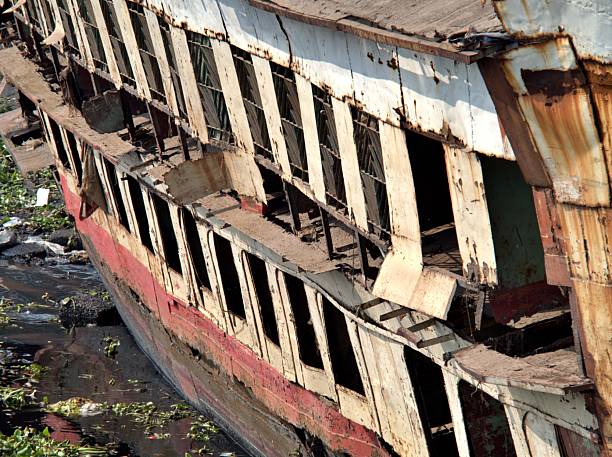 istock old boat along a river in Dhaka 2212581959