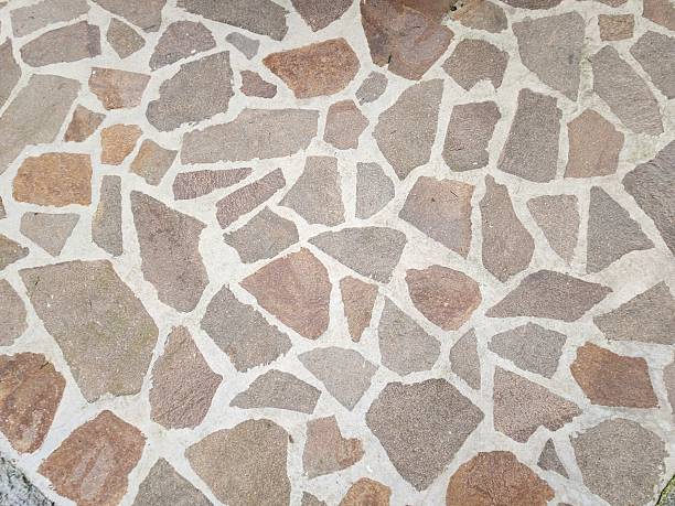 istock Surface Smooth public walkway bricks made of stone and concrete. 2212582712