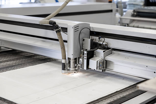 istock Automated CNC Fabric Cutting Machine in Action 2212587441