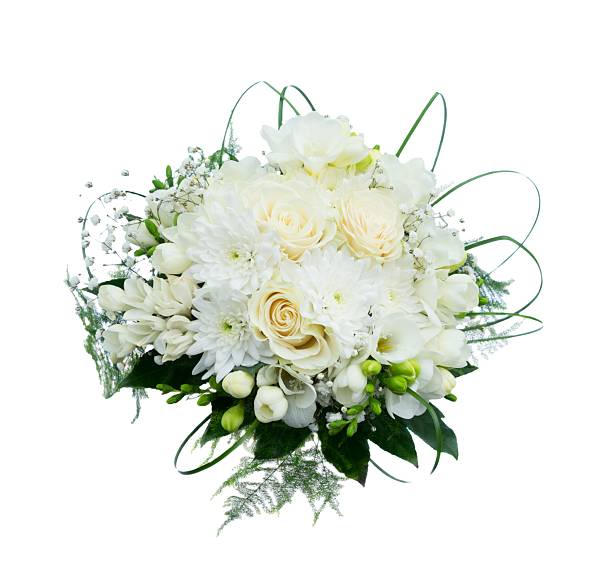 istock Pure white wedding flowers 2212587937