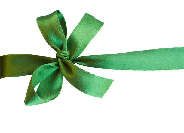 istock green ribbon with bow 2212589560