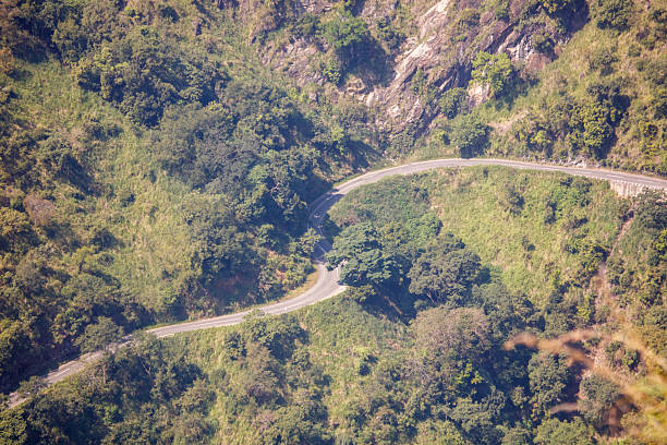 istock A winding road in the middle of a forest 2212597265