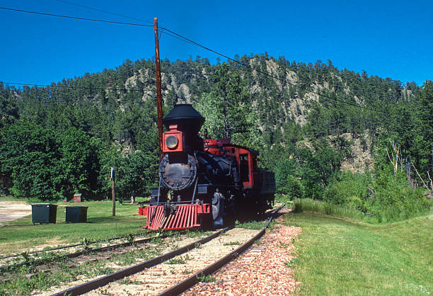 Black Hills SD - 1880s Train - Locomotive - 1981. Scanned from Kodachrome 25 slide.